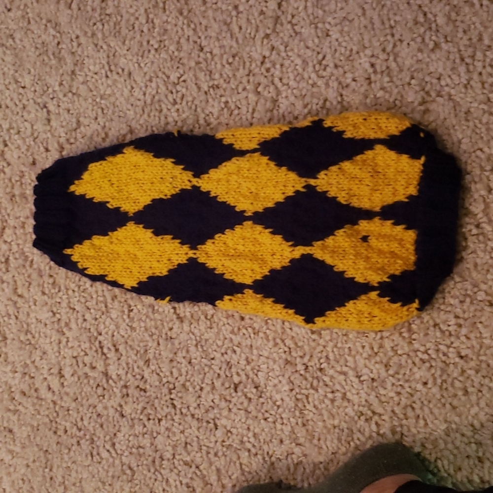 Dog Sweater Hand Knit